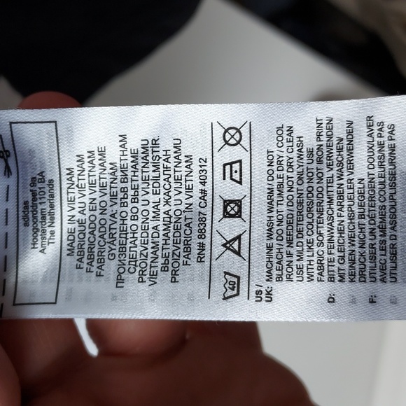 Adidas us 5 black/white workout top/sweatshirt - Picture 6 of 10